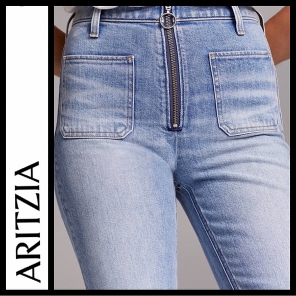 Aritzia Denim Forum The Just Peachy Straight Jeans - Picture 3 of 11
